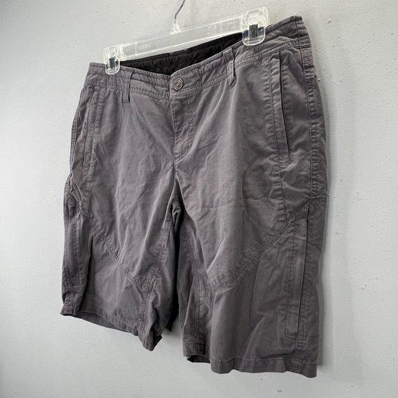 Kuhl Spire Shorts 10 Women Gray Performance Quick Dry UPF 50 Sun Protect 6285 - Picture 3 of 6